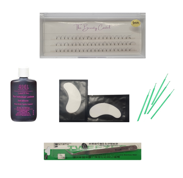 The Beauty Individual Cluster Eyelash Kit - 9mm