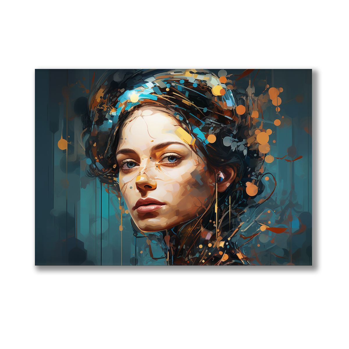 Canvas Wall Art: Cybernetic Muse Canvas Print | Shop Today. Get it ...