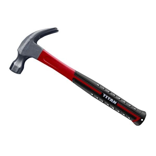 Titan Claw Hammer 550G Fully Polished Fibreglass Handle Label