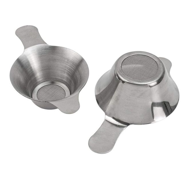 2 Piece Different Size Stainless Steel Mini Tea Funnel Strainer Fine Mesh