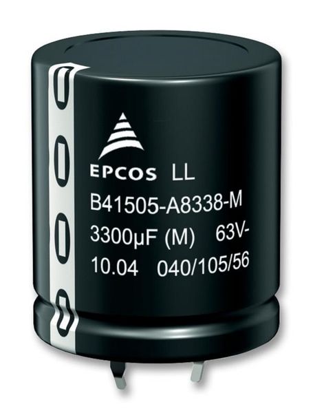 EPCOS (B43501A9477M000) Electrolytic Capacitor, Long Life, 470 µF, 400 V