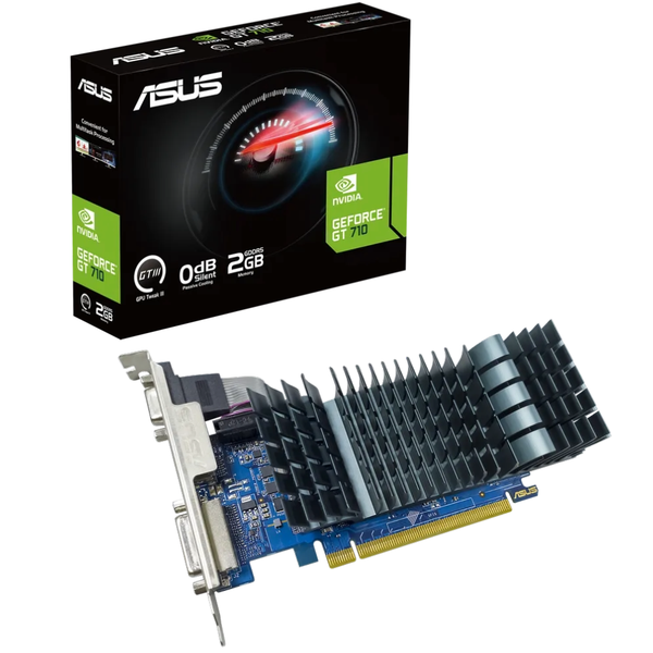 ASUS GeForce GT 710 Graphics Card - 2GB GDDR5 PCIe GPU Graphics Card PC