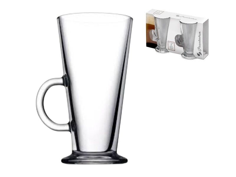 Colombian glass Mug 265ml 2Pc