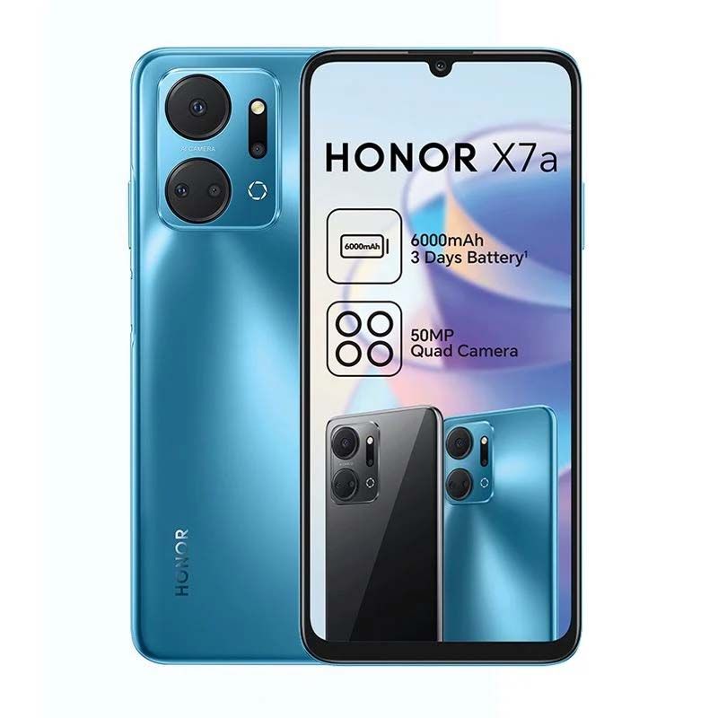 Honor X7a Dual Sim 128GB - Ocean Blue