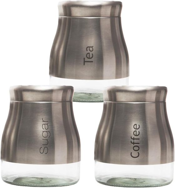 3 Stainless Steel Storage Containers