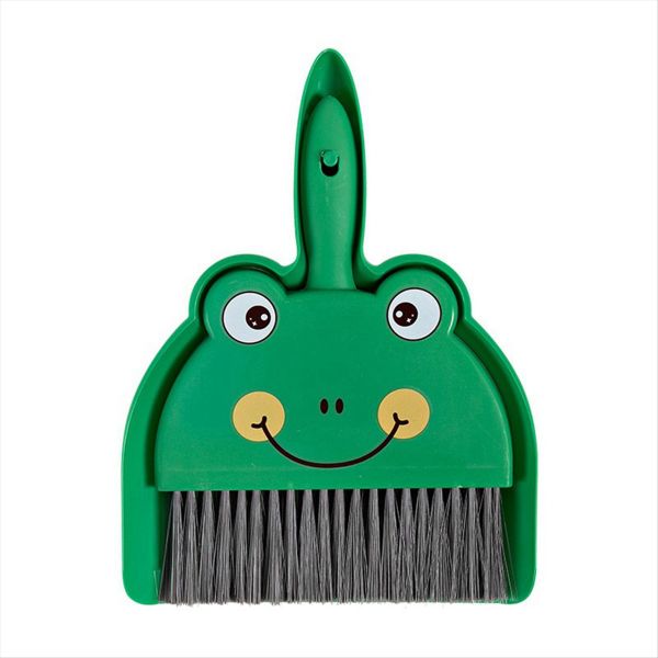 Mini Broom Dustpan Kids Cute Cartoon Small Cleaning Set Pretend Play Toys T