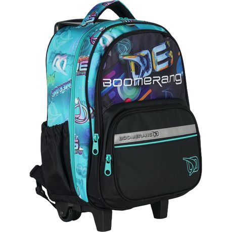 Boomerang Medium Xbag Polyester Division Trolley Backpack S-529M-05 Green Image