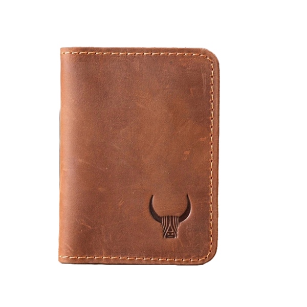 Men's &amp; Women's Genuine Cowhide Leather Card Holder Wallet