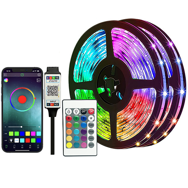 10m LED Strip Lights Smart Strip Lights with Remote and App Control RGB