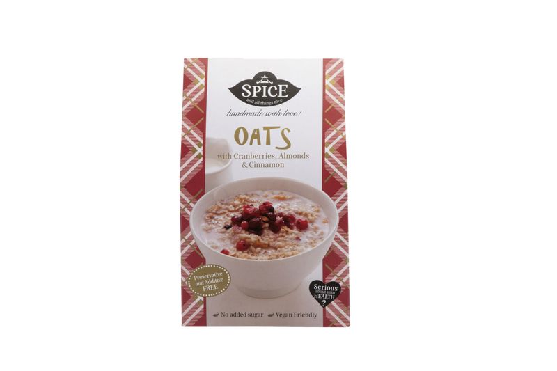 Spice &amp; All Things Nice - Oats Cranberries Almonds &amp; Cinnamon 500g