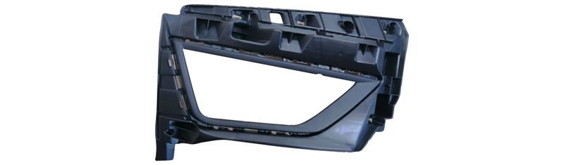 Vw Polo Bumper Grill Hatchback With Hole Left 2018-