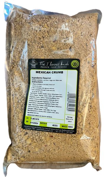 Mexican Chicken Schnitzels Crumb mix (Restaurant/ Catering Grade)