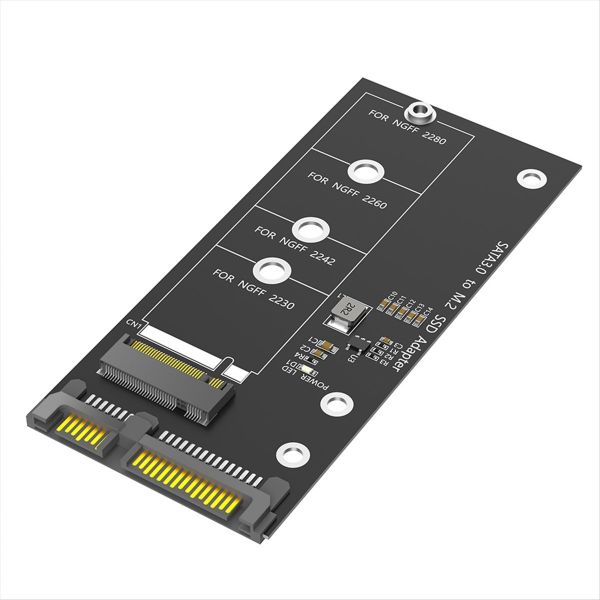 M.2 NGFF to SATA Adapter Card B Key/B &amp; M Key SSD (Not for NVME)