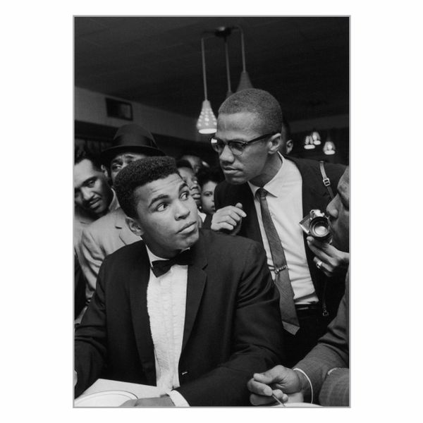 Muhammad Ali And Malcom X Poster - A1