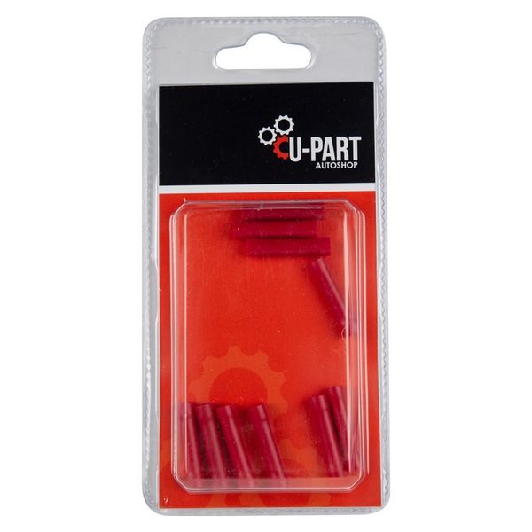 Terminal Red Butt Connector Ferrule - 0.5mm-1.5m - Bulk Pack of 8