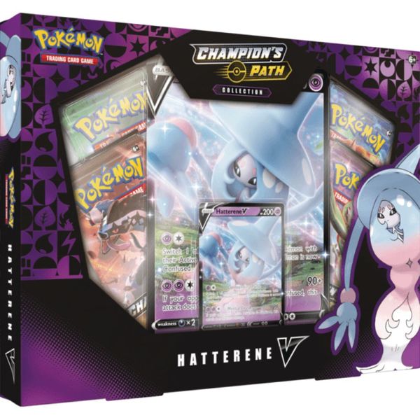 Pokemon Sword &amp; Shield: Champion's Path Hatterene V Box