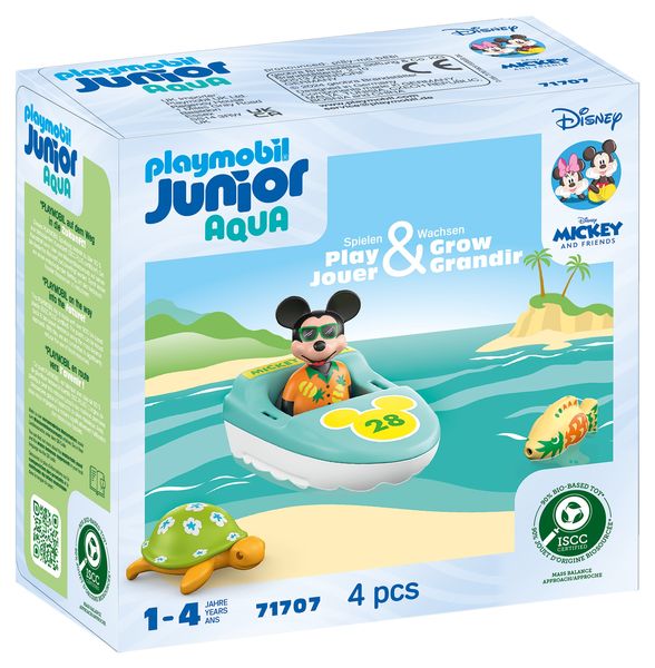 Playmobil Junior &amp; Disney - Mickey Mouse's Boat Tour (4 Pieces)