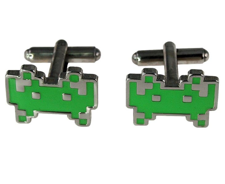 Space Invaders Cufflink Set