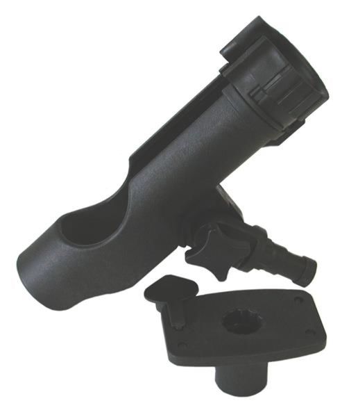 Flush Mount Adjustable Fishing Rod Holder - Plastic