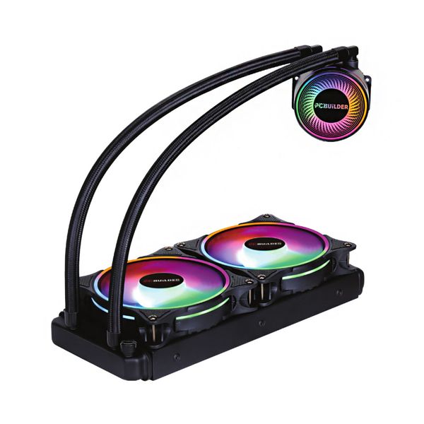 PCBuilder Hydro Chill 240MM AIO Liquid CPU Cooler ARGB
