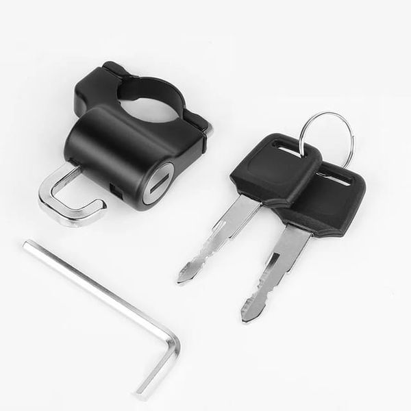Anti-theft Motorcycle Handlebar Helmet Lock