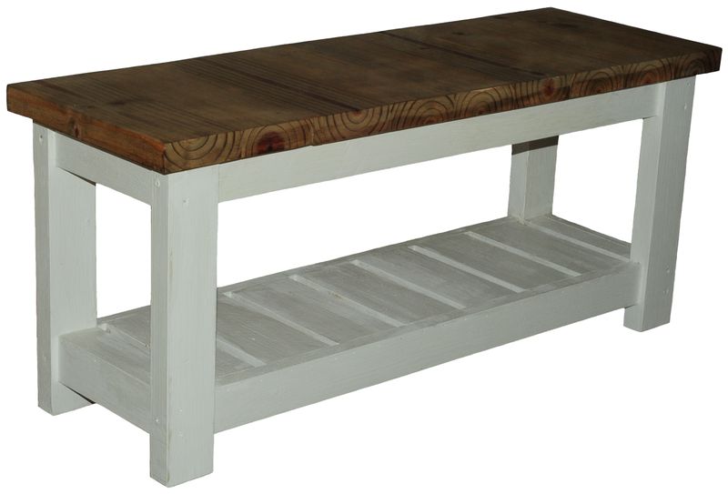 GC Francois Entrance 1 Meter Bench/Table, With Shelf At Bottom