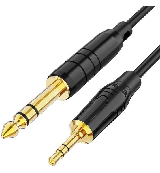 LK Stereo Cable 3.5mm Male to 6.35mm Male Audio Cable