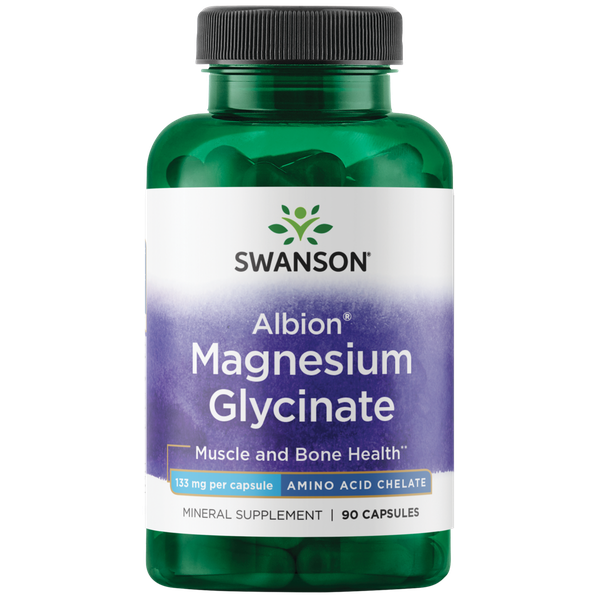 Swanson Albion Magnesium Glycinate 133 mg - 90 Caps