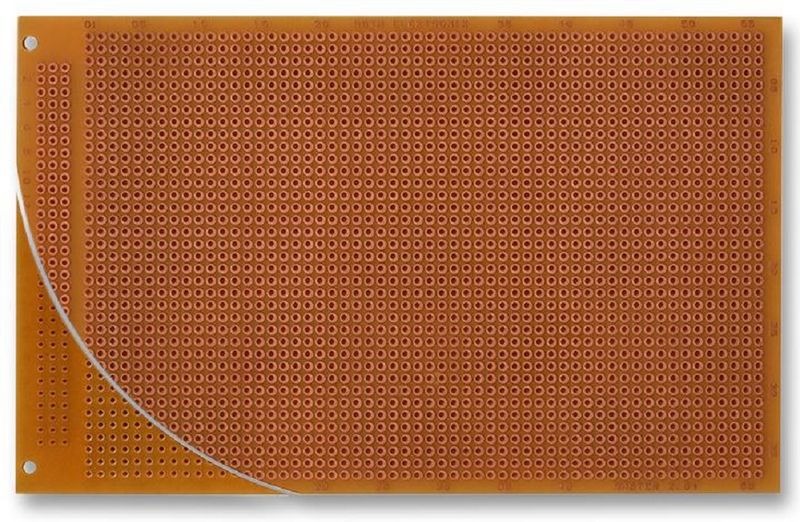 Roth Elektronik (RE526-HP) PCB, Eurocard, FR2, Epoxy Paper, 1.5mm