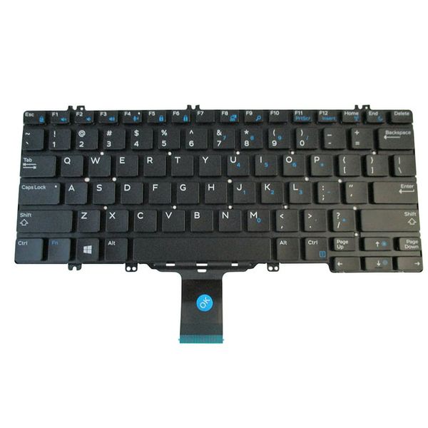 Replacement Keyboard For Dell Latitude 5290 7280 7290 7390 WITH Backlit