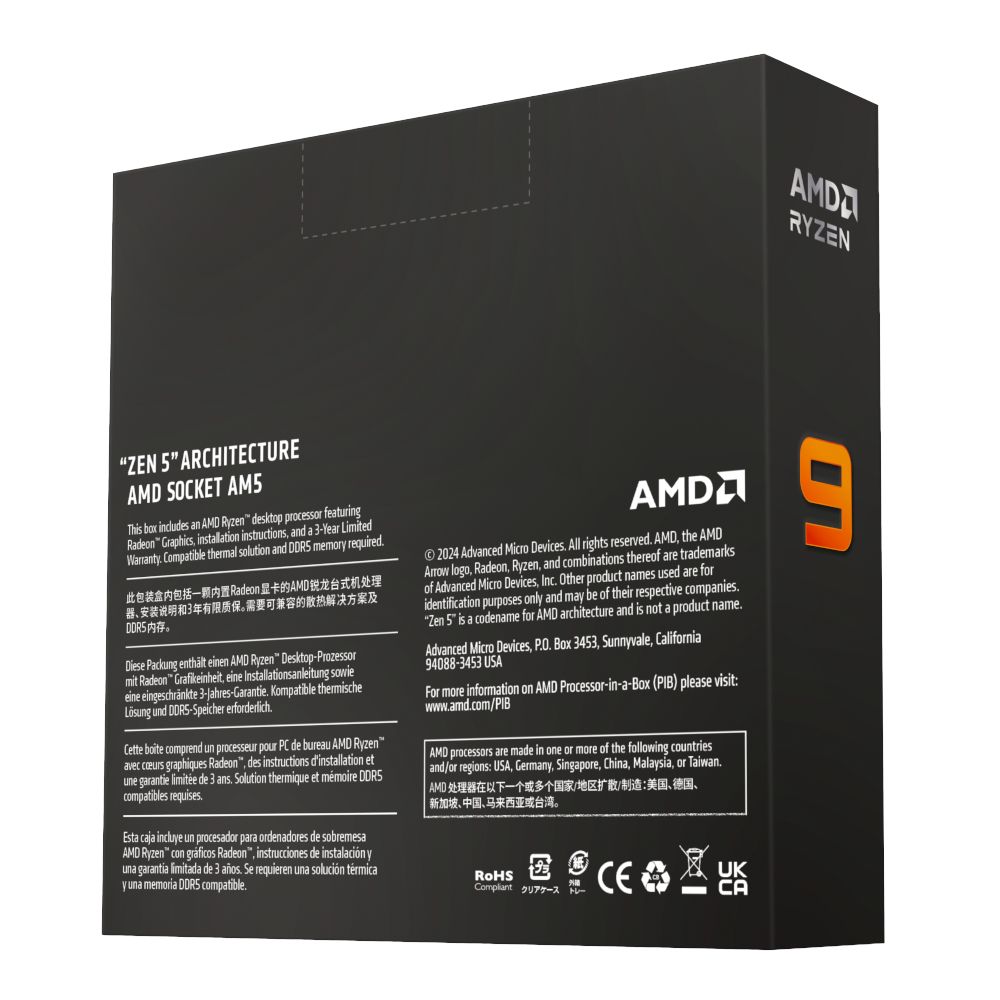 AMD Ryzen 9 9900X 12-Core 4.4GHz AM5 CPU | Shop Today. Get it