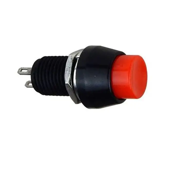RED Round push button switch