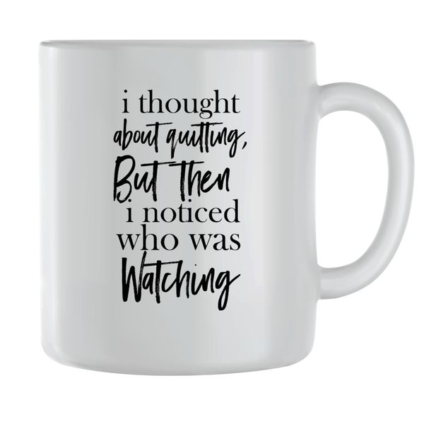 Watching Coffee Mugs for Men Women Motivational Sayings Graphic Present 148