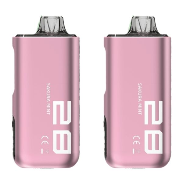 InstaBar 40000 Puffs Dsposable Vape - Sakura Mint (Pack of 2)