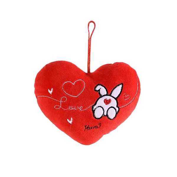 Assorted Quality Cute Love You Hanger Red Plush Heart Gift