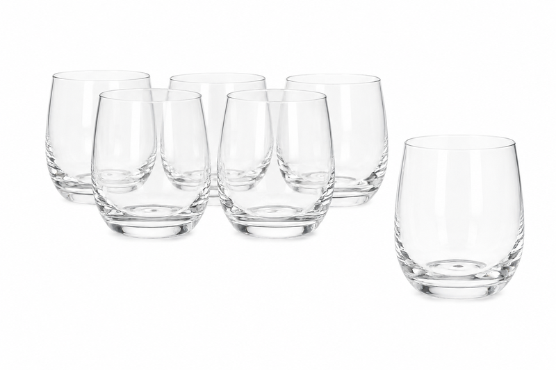 Danny Home Short Whisky Glass Set 345ml - 6 Pack