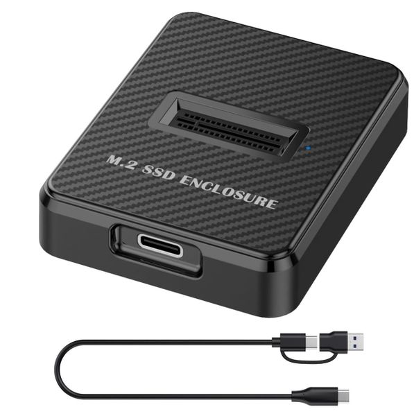 NVMe &amp; SATA M.2 Reader/Writer, M.2 SSD to USB-A/C Reader Adapter