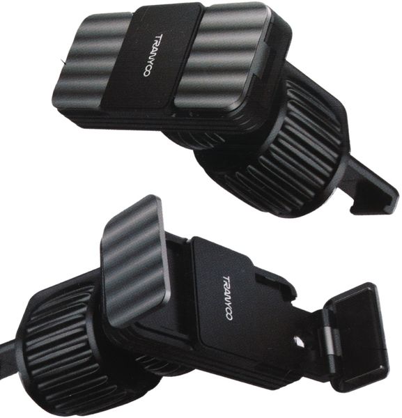 Tranyoo 2in1 Magnetic &amp;Folding Telescopic Clip Metal Phone Holder Mount