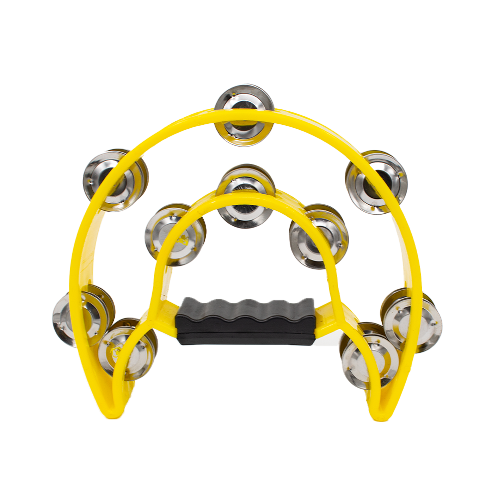 FTS-JT-TX9-20 YL Double Row Tambourine Yellow | Shop Today. Get it