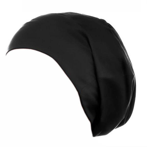 Extra Large Swim Cap for Long Hair Braids Silicone Swimming Cap