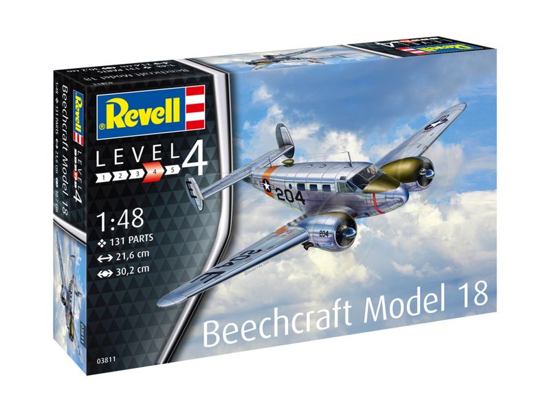 Revell 1/48 Beechcraft Model 18 Plastic Model Kit