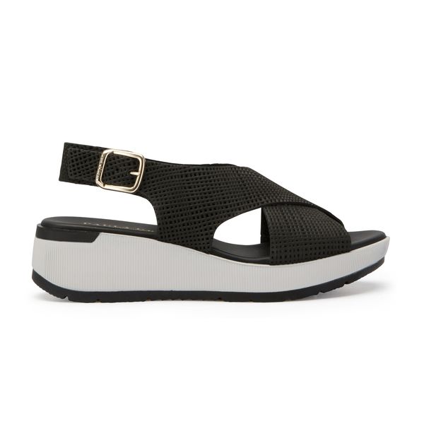 Paula Urban Ladies Nubuck Crossover Sporty Sandal 8-383 Orange