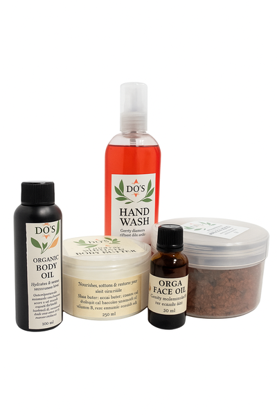 DO's Natural Organic Skin &amp; Body Care Collection - Nourish, Hydrate