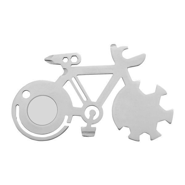 SuaTools - 15-in-1 Multi-purpose Bike EDC Tool Mini Pocket Tool - Silver