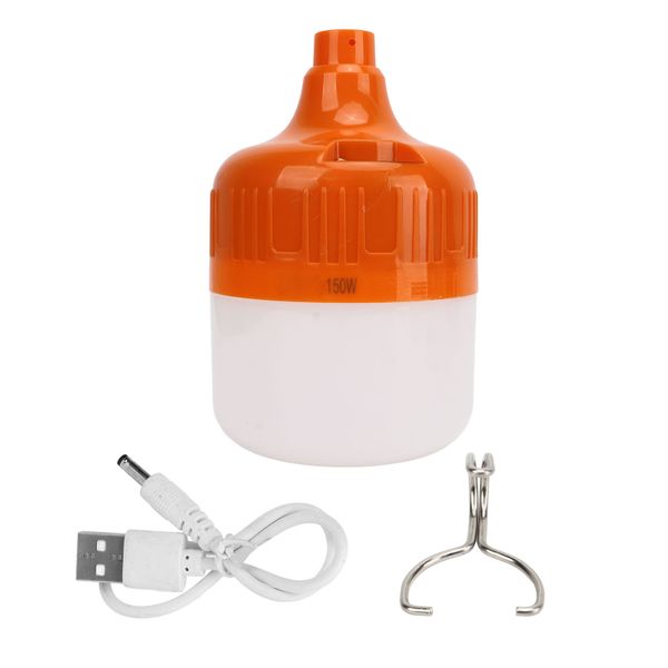 150W USB Rechargeable LED Bulb High Brightness For Night Market Stalls