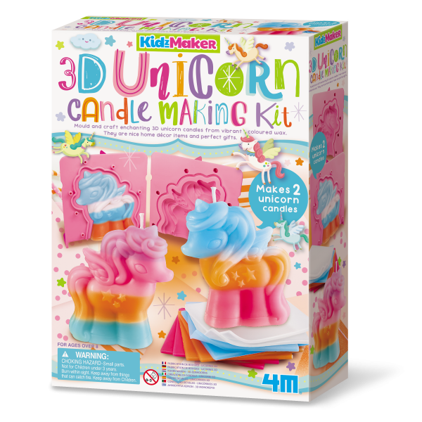 KidzMaker/3D Unicorn Candle Making Kit