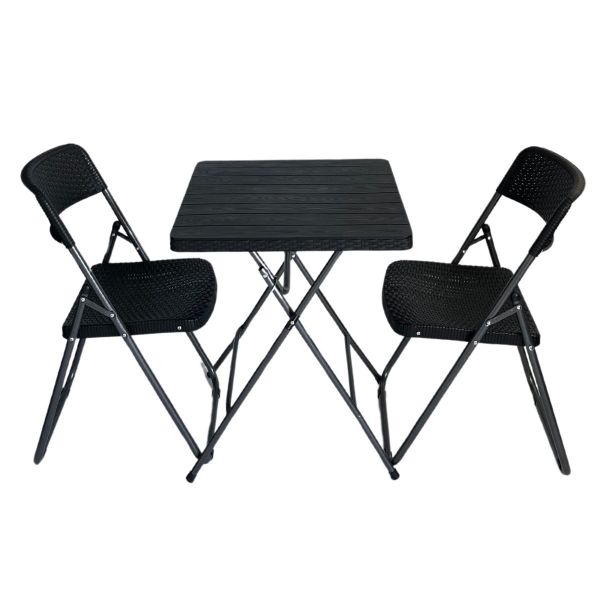 3-Piece Foldable Outdoor Furniture Patio Set