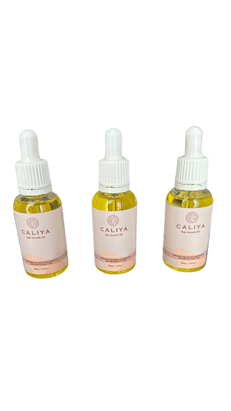 Caliya - Hair Growth Oil - Rosemary, Jojoba &amp; Argan Oil - 30ml x 3