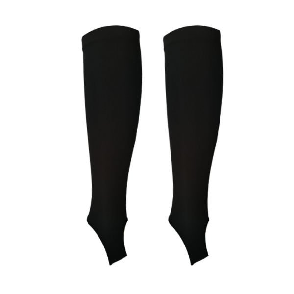 Hockey Shin Liners Under Socks - Plain Black