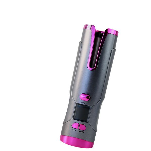 Cordless Auto Rotating Hair Curler Rechargeable Portable Styler